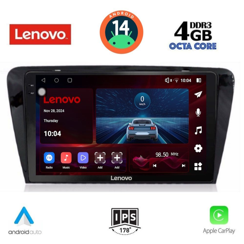 LENOVO SSV 8597_CPA (10inc) MULTIMEDIA TABLET for SKODA OCTAVIA 7 mod. 2013-2021