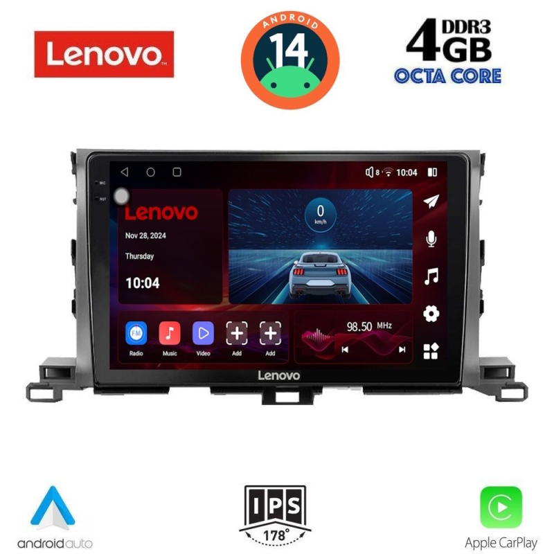 LENOVO SSV 8700_CPA (10inc) MULTIMEDIA TABLET for TOYOTA HIGHLANDER mod. 2014-2019