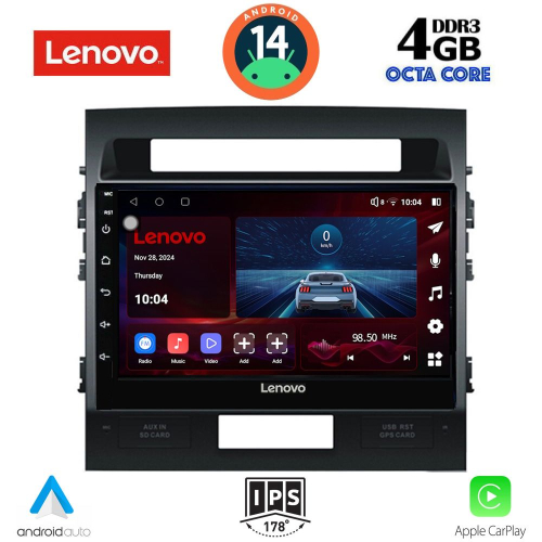 LENOVO SSV 8724_CPA (10inc) MULTIMEDIA TABLET for TOYOTA LAND CRUISER mod. 2008-2015