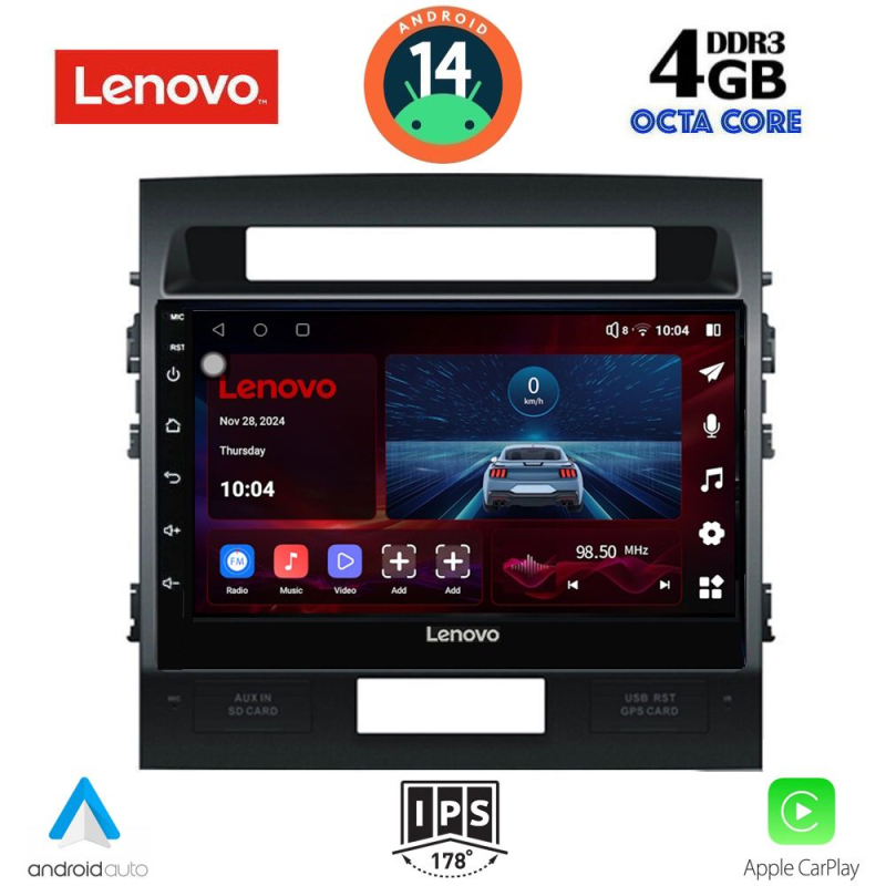 LENOVO SSV 8724_CPA (10inc) MULTIMEDIA TABLET for TOYOTA LAND CRUISER mod. 2008-2015