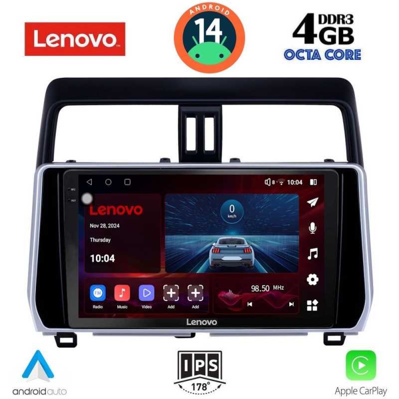 LENOVO SSV 8739_CPA (10inc) MULTIMEDIA TABLET for TOYOTA LAND CRUISER mod. 2019>