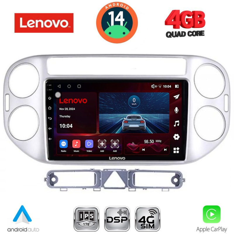 LENOVO SSV 8759SL_CPA (9inc) MULTIMEDIA TABLET for VW TIGUAN mod. 2004-2011 (SILVER)