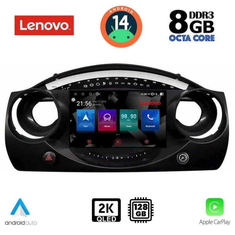 LENOVO SSW 10063_CPA (9inc) MULTIMEDIA TABLET for MINI COOPER (R50-R52-R53) mod. 2000-2006 LENOVO SSW 10063_CPA (9inc) MULTIMEDIA TABLET for MINI COOPER (R50-R52-R53) mod. 2000-2006