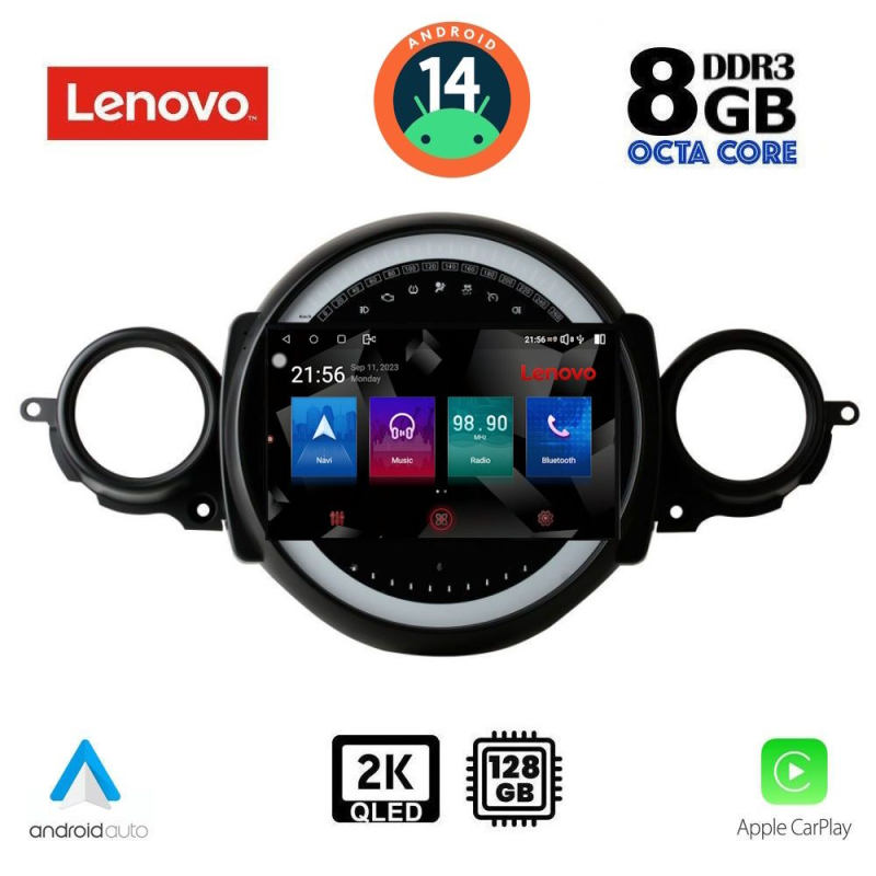 LENOVO SSW 10064_CPA (9inc) MULTIMEDIA TABLET for MINI COOPER (R56-R57) mod. 2006-2014 - CLUBMAN (R55) mod. 2007-2014