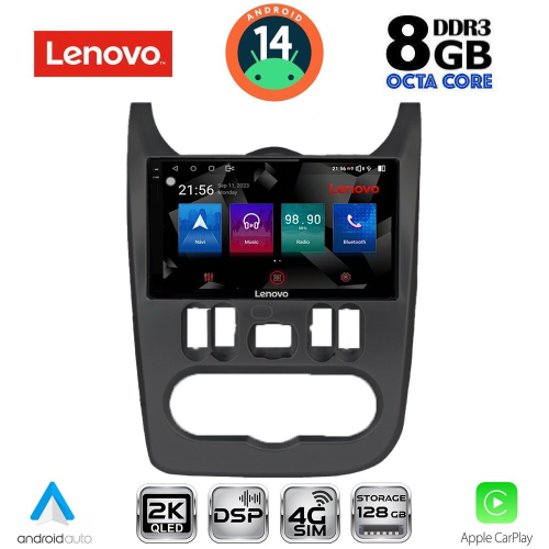 LENOVO SSW 10101BL_CPA (9inc) MULTIMEDIA TABLET for DACIA DUSTER – LOGAN – SANDERO mod. 2006-2012 (BLACK)