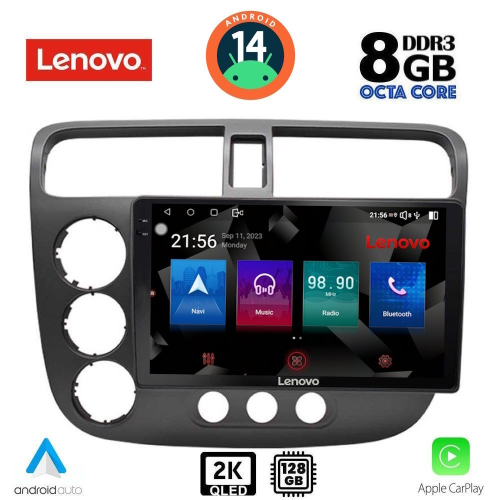 LENOVO SSW 10187_CPA (9inc) MULTIMEDIA TABLET for HONDA CIVIC 4D mod. 2001-2006