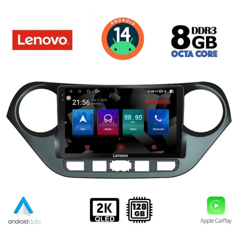 LENOVO SSW 10224_CPA (9inc) MULTIMEDIA TABLET for HYUNDAI i10 mod. 2014-2020 LENOVO SSW 10224_CPA (9inc) MULTIMEDIA TABLET for HYUNDAI i10 mod. 2014-2020