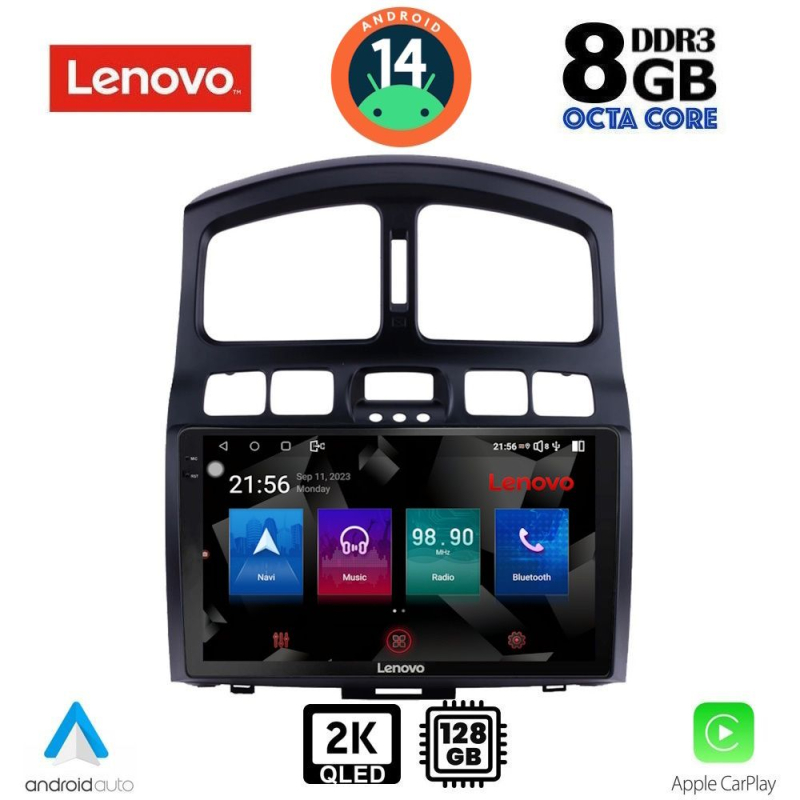 LENOVO SSW 10236_CPA (9inc) MULTIMEDIA TABLET for HYUNDAI SANTA FE mod. 2003-2006