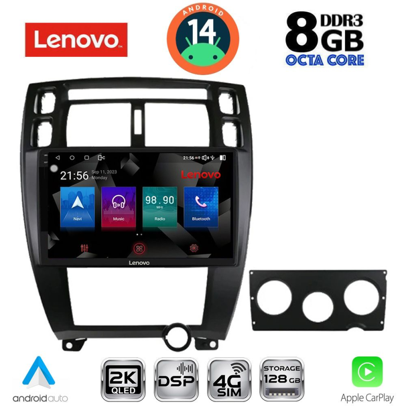 LENOVO SSW 10241BL_CPA (10inc) MULTIMEDIA TABLET for HYUNDAI TUCSON mod. 2004-2010 (BLACK)