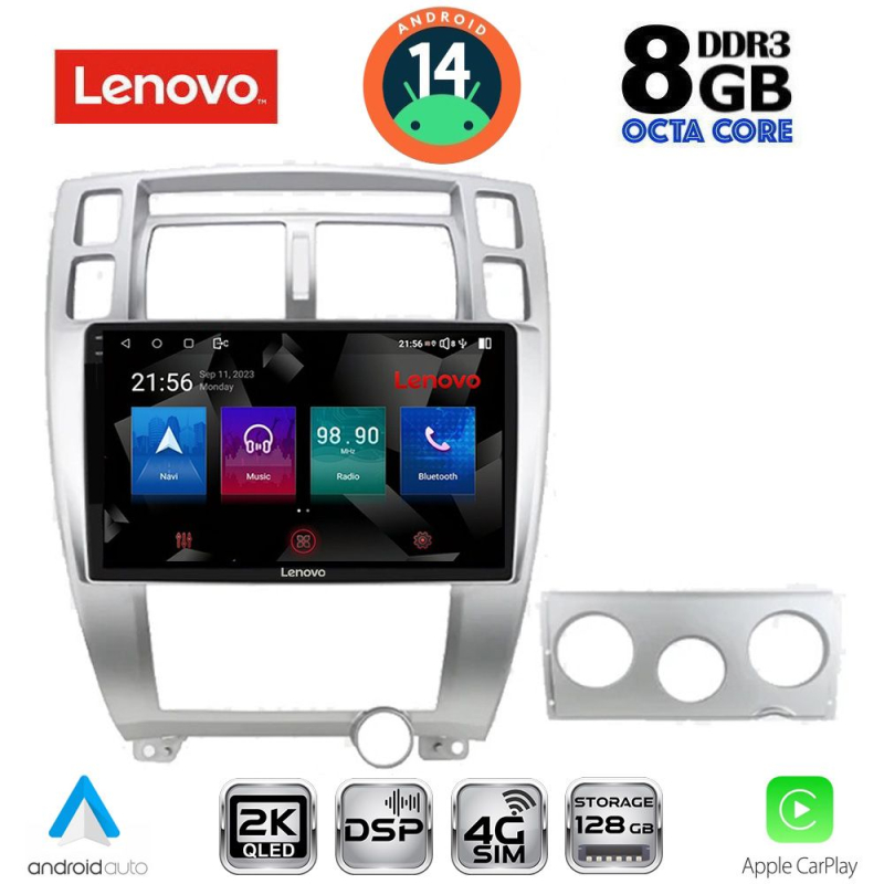 LENOVO SSW 10241SL_CPA (10inc) MULTIMEDIA TABLET for HYUNDAI TUCSON mod. 2004-2010 (SILVER)