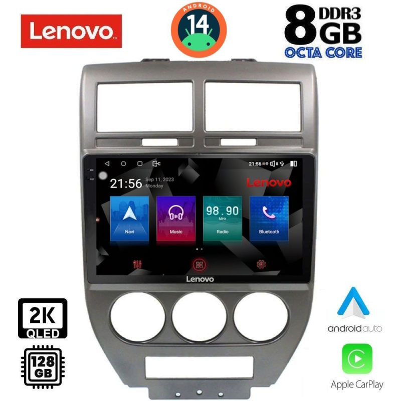 LENOVO SSW 10276_CPA (10inc) MULTIMEDIA TABLET for JEEP COMPASS - PATRIOT mod. 2007-2016
