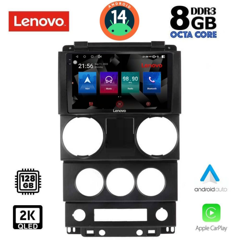 LENOVO SSW 10292_CPA (9inc) MULTIMEDIA TABLET for JEEP WRANGLER  mod. 2006-2011