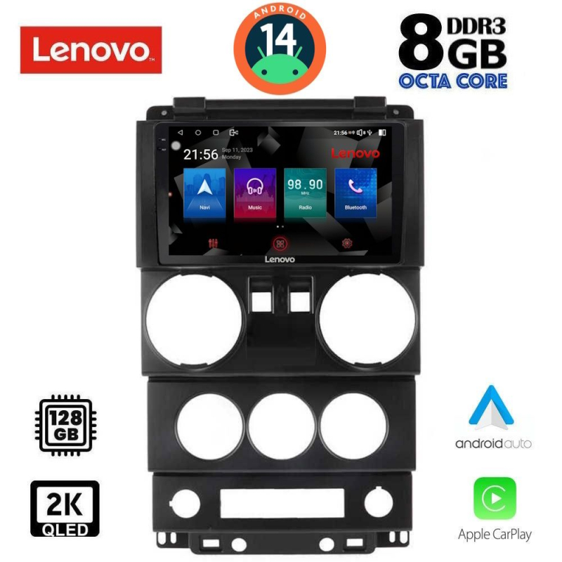 LENOVO SSW 10293_CPA (9inc) MULTIMEDIA TABLET for JEEP WRANGLER  mod. 2006-2011