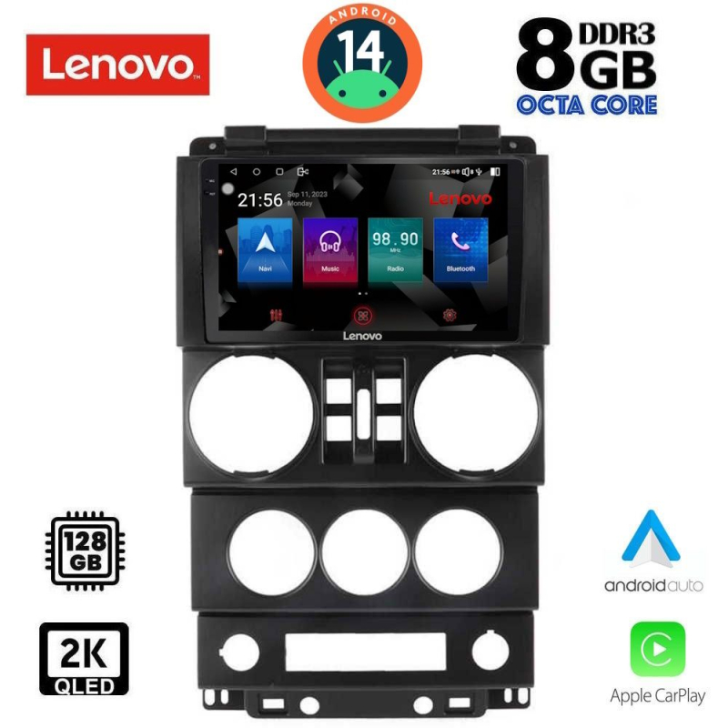 LENOVO SSW 10294_CPA (9inc) MULTIMEDIA TABLET for JEEP WRANGLER  mod. 2006-2011
