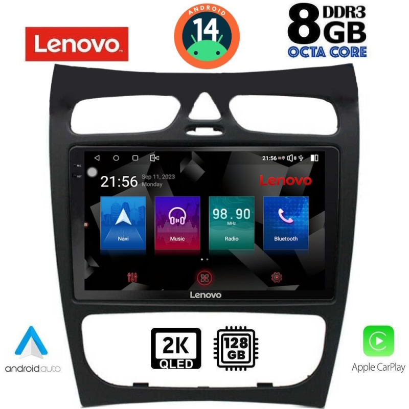 LENOVO SSW 10406_CPA (9inc) MULTIMEDIA TABLET for MERCEDES CLK (W209) mod. 2000-2004