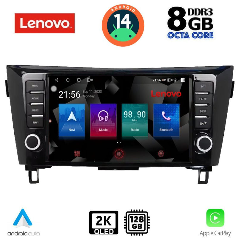 LENOVO SSW 10467_CPA (9inc) MULTIMEDIA TABLET for NISSAN QASHQAI - XTRAIL mod. 2014-2021