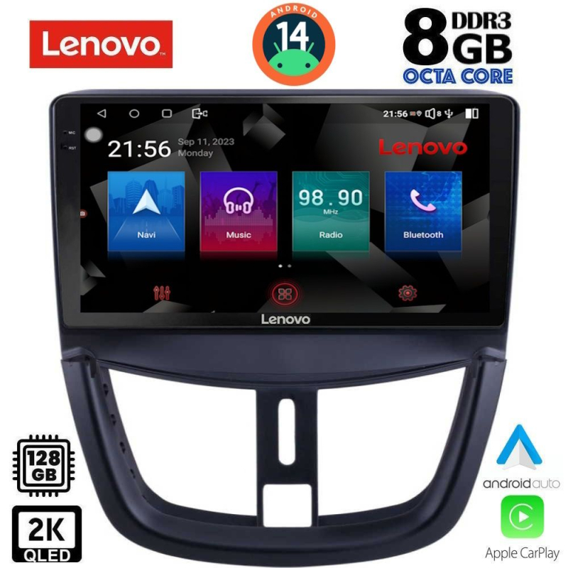 LENOVO SSW 10507_CPA (9inc) MULTIMEDIA TABLET for PEUGEOT 207 mod. 2007> LENOVO SSW 10507_CPA (9inc) MULTIMEDIA TABLET for PEUGEOT 207 mod. 2007>