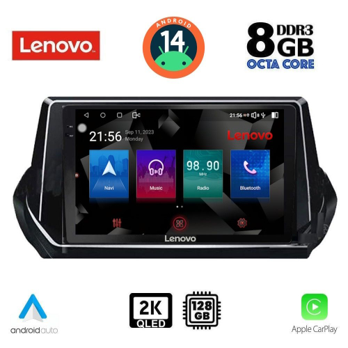 LENOVO SSW 10509_CPA (9inc) MULTIMEDIA TABLET for PEUGEOT 208 - 2008 mod. 2021&gt;
