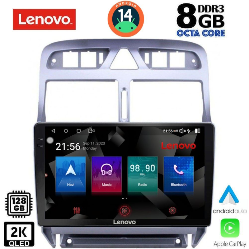 LENOVO SSW 10512_CPA (9inc) MULTIMEDIA TABLET for PEUGEOT 307 mod. 2001-2008