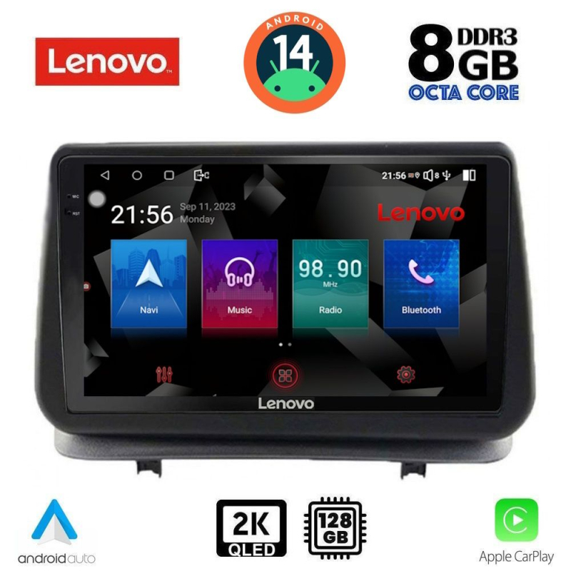 LENOVO SSW 10543_CPA (9inc) MULTIMEDIA TABLET for RENAULT CLIO mod. 2005-2011