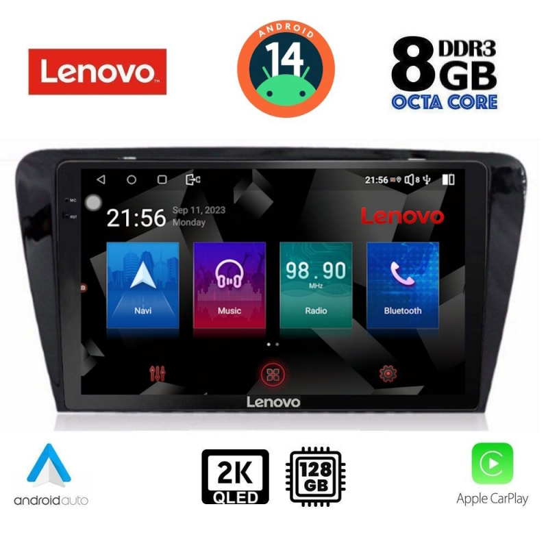 LENOVO SSW 10597_CPA (10inc) MULTIMEDIA TABLET for SKODA OCTAVIA 7 mod. 2013-2021