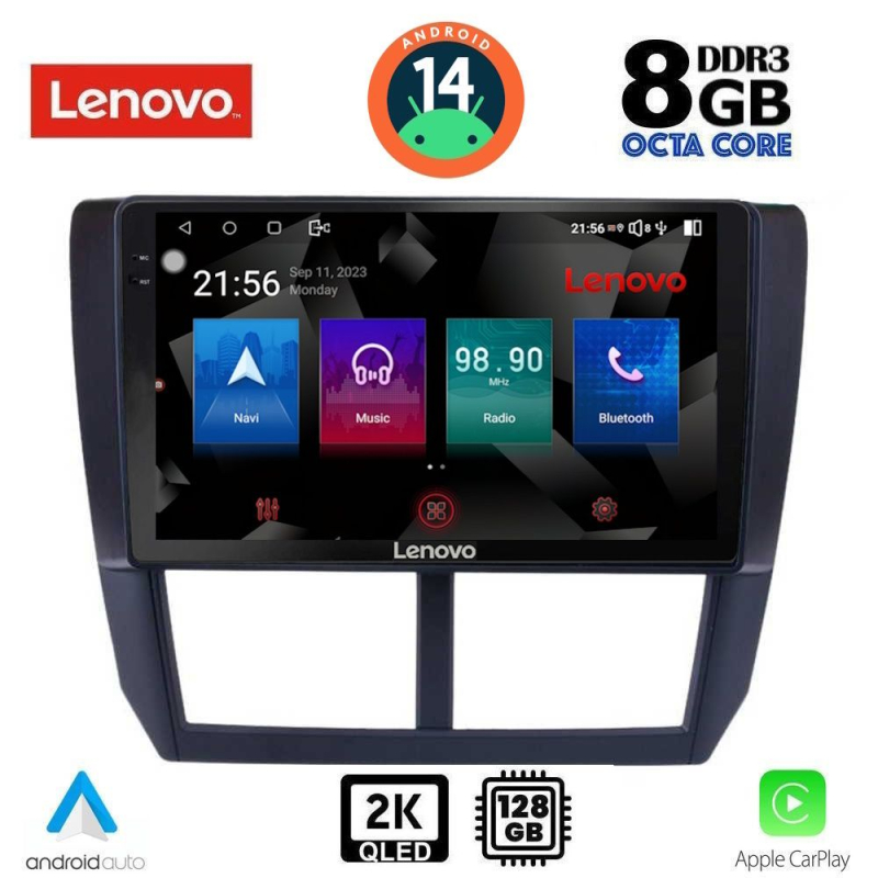 LENOVO SSW 10662_CPA (9inc) MULTIMEDIA TABLET for SUBARU FORESTER - IMPREZA - XV mod. 2008-2013