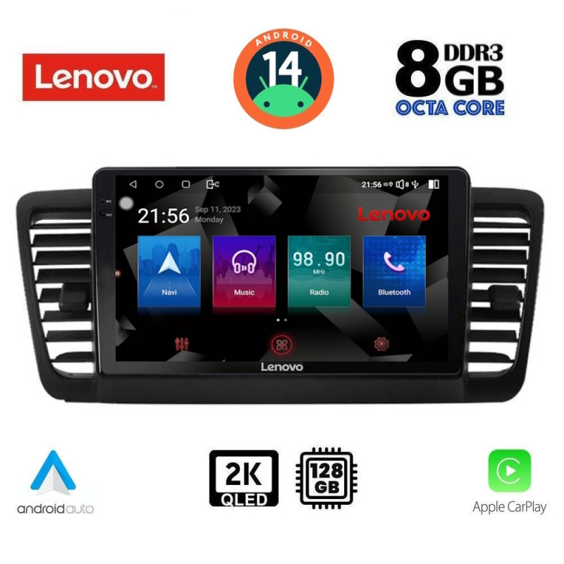 LENOVO SSW 10665_CPA (9inc) MULTIMEDIA TABLET for SUBARU LEGACY - OUTBACK mod. 2002-2008