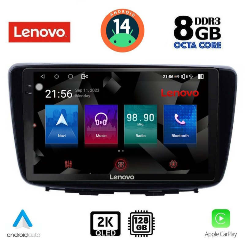 LENOVO SSW 10672_CPA (9inc) MULTIMEDIA TABLET for SUZUKI BALENO mod. 2016-2022 LENOVO SSW 10672_CPA (9inc) MULTIMEDIA TABLET for SUZUKI BALENO mod. 2016-2022