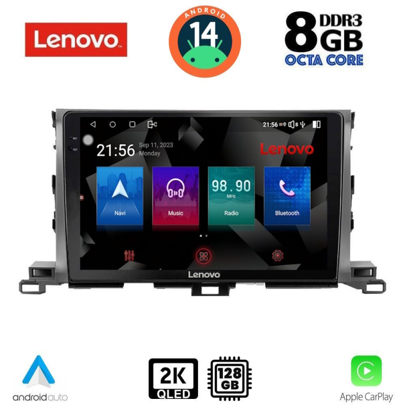 LENOVO SSW 10700_CPA (10inc) MULTIMEDIA TABLET for TOYOTA HIGHLANDER mod. 2014-2019