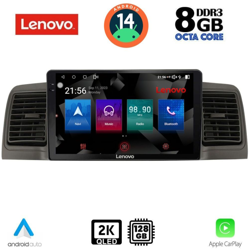 LENOVO SSW 10712_CPA (9inc) MULTIMEDIA TABLET for TOYOTA COROLLA mod. 2001-2006 LENOVO SSW 10712_CPA (9inc) MULTIMEDIA TABLET for TOYOTA COROLLA mod. 2001-2006