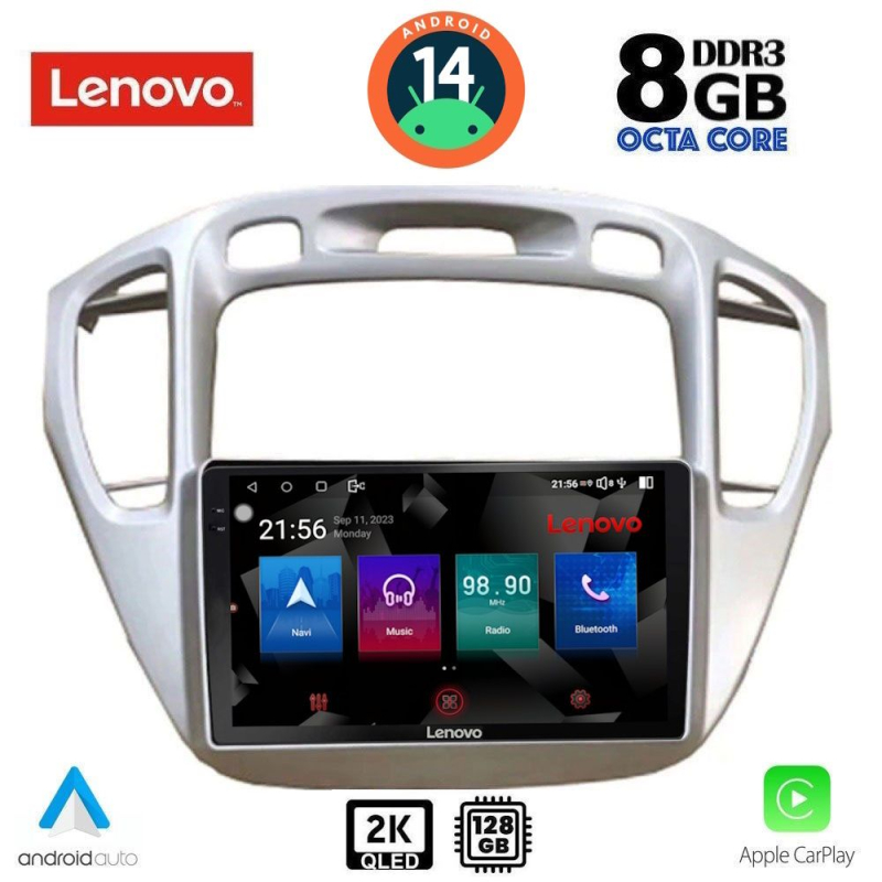 LENOVO SSW 10718_CPA (9inc) MULTIMEDIA TABLET for TOYOTA HIGHLANDER mod. 2002-2009