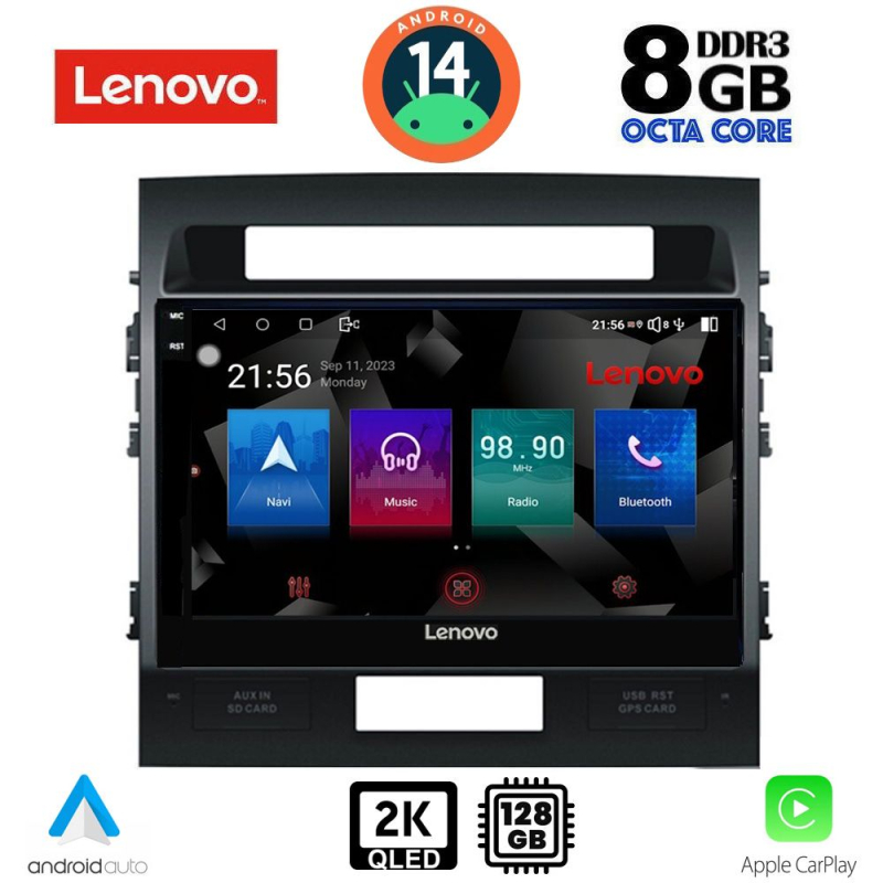 LENOVO SSW 10724_CPA (10inc) MULTIMEDIA TABLET for TOYOTA LAND CRUISER mod. 2008-2015