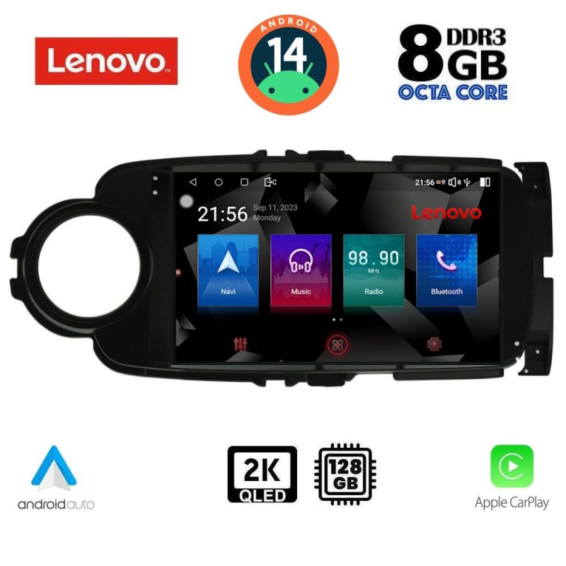 LENOVO SSW 10737_CPA (9inc) MULTIMEDIA TABLET for TOYOTA YARIS mod. 2011-2015 LENOVO SSW 10737_CPA (9inc) MULTIMEDIA TABLET for TOYOTA YARIS mod. 2011-2015