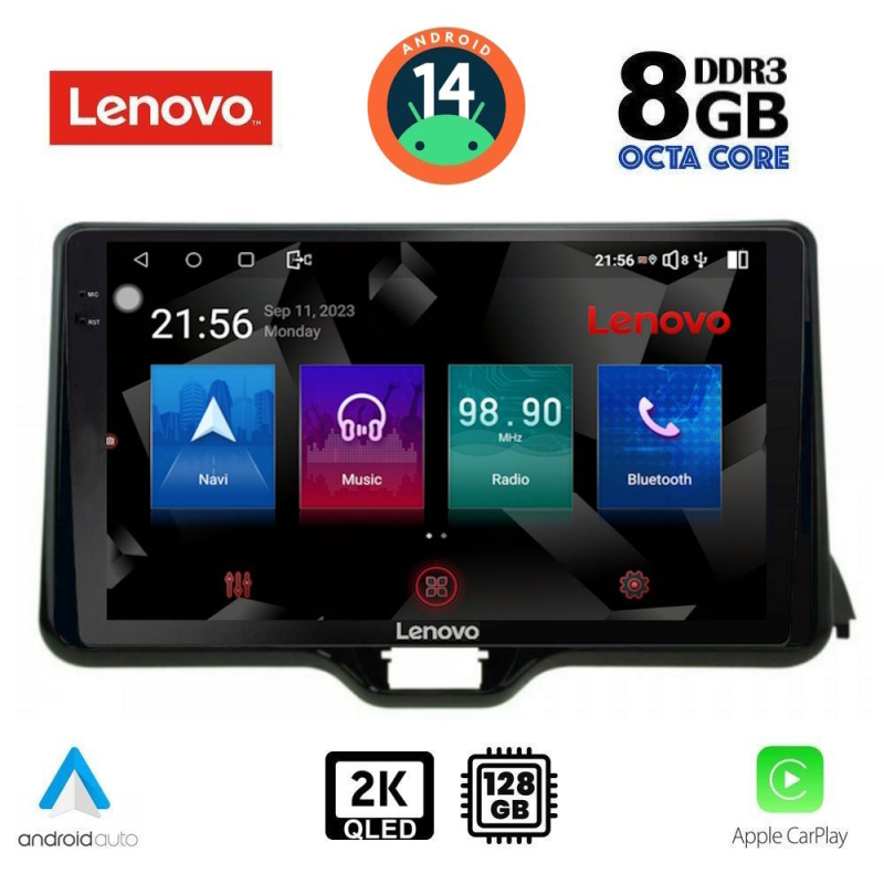 LENOVO SSW 10738_CPA (10inc) MULTIMEDIA TABLET for TOYOTA YARIS mod. 2020> - MAZDA 2 mod. 2023>