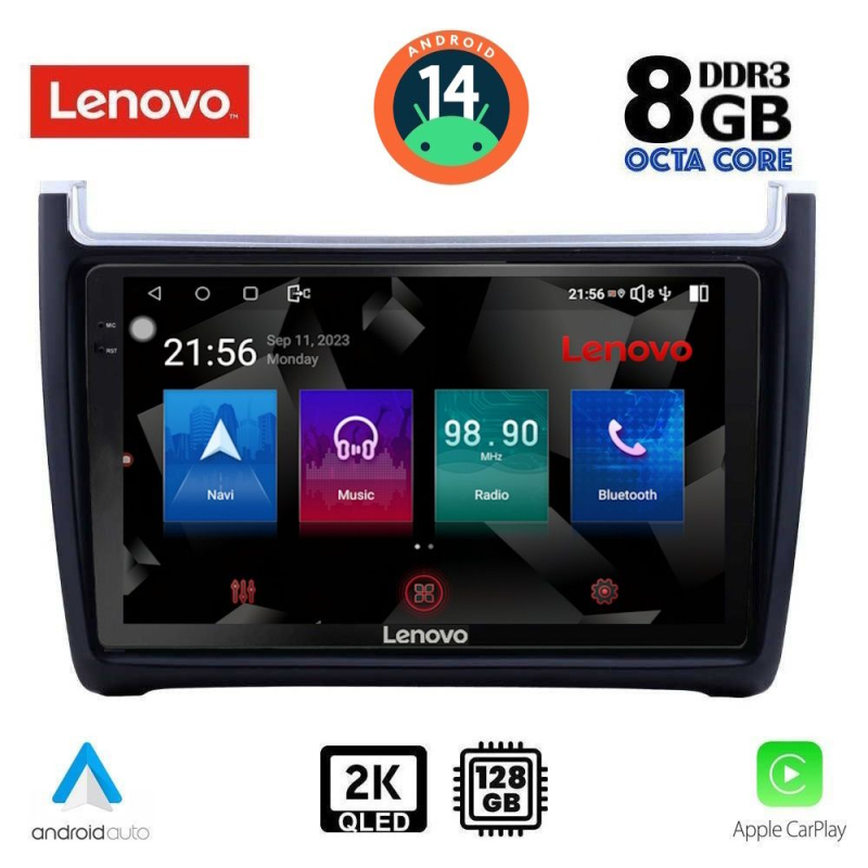 LENOVO SSW 10757_CPA (9inc) MULTIMEDIA TABLET for VW POLO mod. 2014-2017