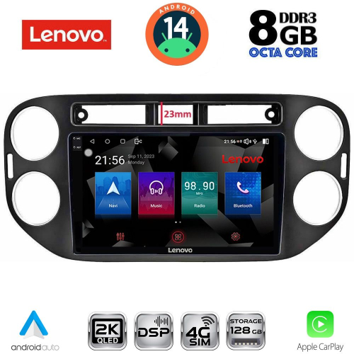 LENOVO SSW 10760BL_CPA (9inc) MULTIMEDIA TABLET for VW TIGUAN mod. 2011-2016 (BLACK)