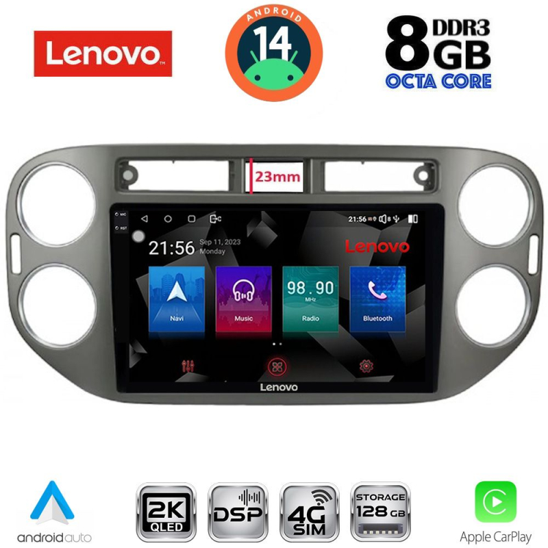 LENOVO SSW 10760GR_CPA (9inc) MULTIMEDIA TABLET for VW TIGUAN mod. 2011-2016 (GREY) LENOVO SSW 10760GR_CPA (9inc) MULTIMEDIA TABLET for VW TIGUAN mod. 2011-2016 (GREY)