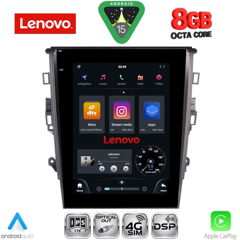 LENOVO SSW 10959_CPA TESLA STYLE for FORD MONDEO mod. 2014-2023