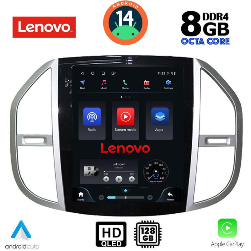 LENOVO SSW 10960_CPA TESLA STYLE  for MERCEDES VITO mod. 2015>