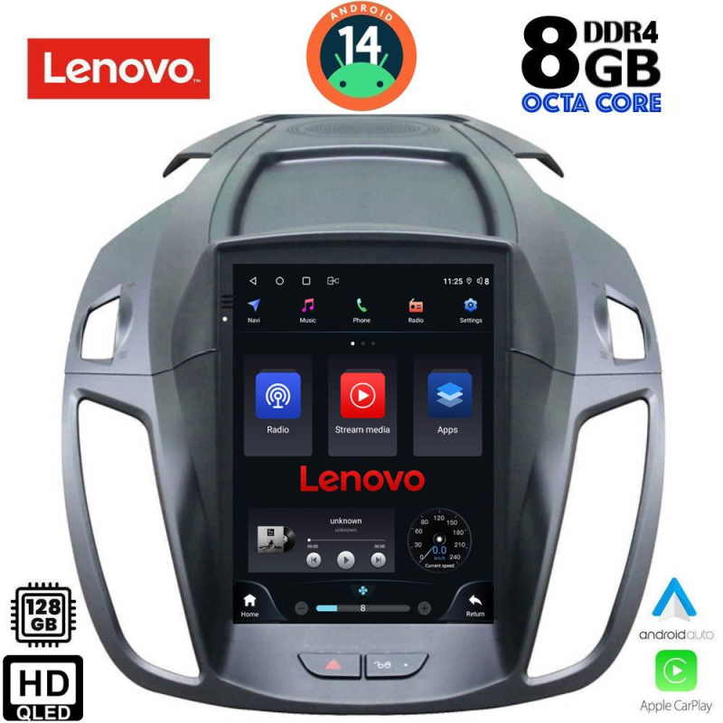 LENOVO SSW 10964_CPA TESLA STYLE for FORD KUGA mod. 2013-2019