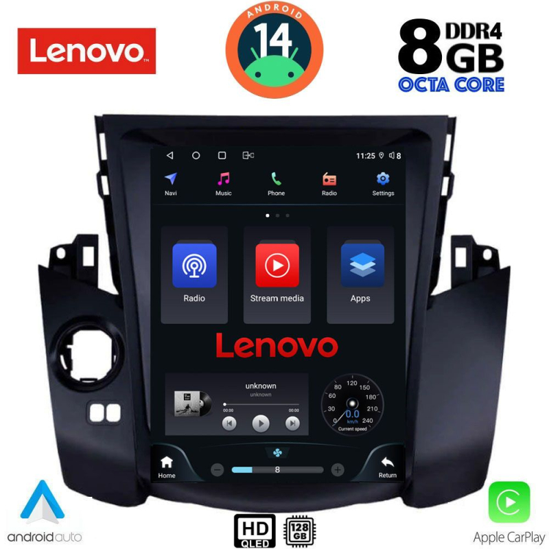 LENOVO SSW 10969_CPA TESLA STYLE  for TOYOTA RAV 4 mod. 2006-2012