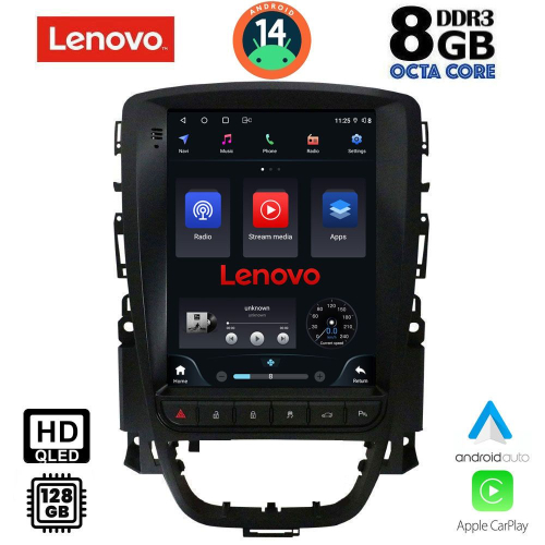 LENOVO SSW 10972_CPA TESLA STYLE  for OPEL ASTRA J mod. 2011-2016