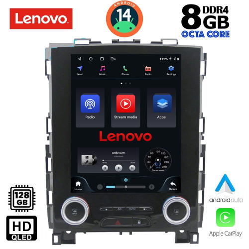 LENOVO SSW 10998_CPA TESLA STYLE  for  RENAULT KOLEOS - MEGANE mod. 2016&gt;