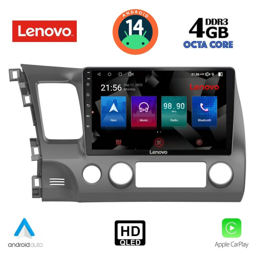 LENOVO SSX 9188_CPA (10inc) MULTIMEDIA TABLET for HONDA CIVIC 4D mod. 2006-2012