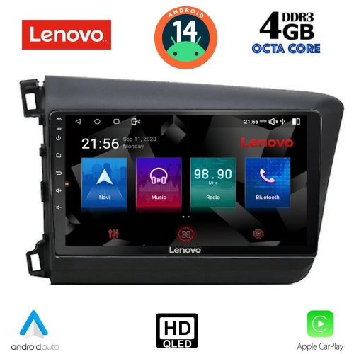 LENOVO SSX 91904D_CPA (9inc) MULTIMEDIA TABLET for HONDA CIVIC  4Doors mod. 2012-2016