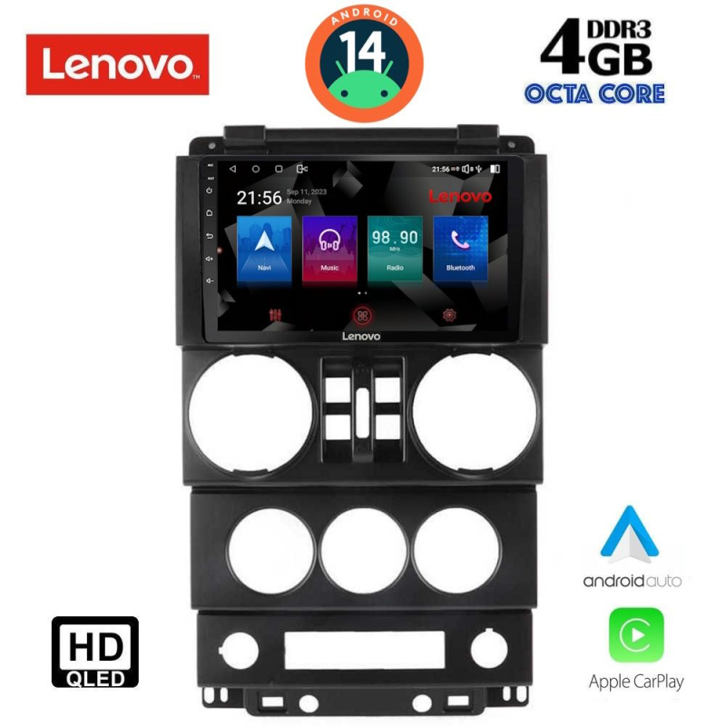 LENOVO SSX 9294_CPA (9inc) MULTIMEDIA TABLET for JEEP WRANGLER  mod. 2006-2011