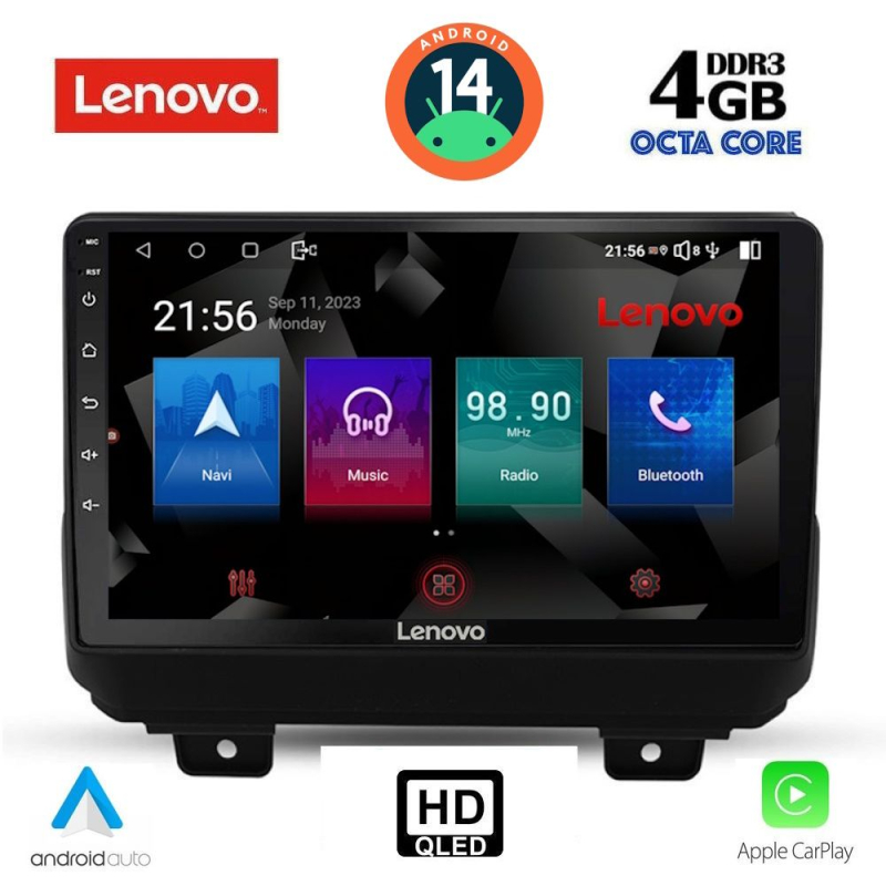 LENOVO SSX 9298_CPA (9inc) MULTIMEDIA TABLET for JEEP WRANGLER mod. 2018>