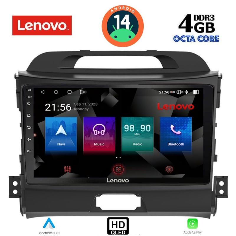 LENOVO SSX 9325_CPA (9inc) MULTIMEDIA TABLET for KIA SPORTAGE mod. 2010-2015 LENOVO SSX 9325_CPA (9inc) MULTIMEDIA TABLET for KIA SPORTAGE mod. 2010-2015