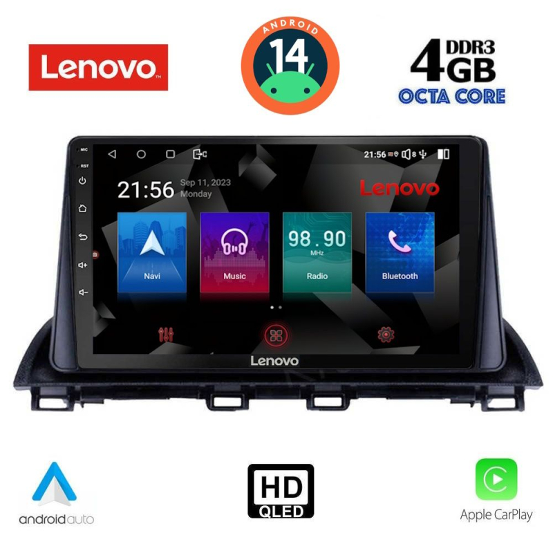 LENOVO SSX 9367_CPA (9inc) MULTIMEDIA TABLET for MAZDA 3 mod. 2014-2019 LENOVO SSX 9367_CPA (9inc) MULTIMEDIA TABLET for MAZDA 3 mod. 2014-2019