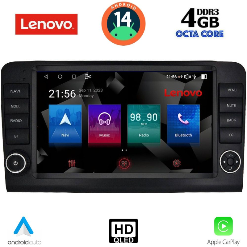 LENOVO SSX 9416_CPA (9inc) MULTIMEDIA TABLET for MERCEDES ML (W164) – GL (X164) mod. 2005-2011 LENOVO SSX 9416_CPA (9inc) MULTIMEDIA TABLET for MERCEDES ML (W164) – GL (X164) mod. 2005-2011